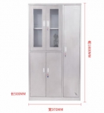 更衣柜储物柜员工换衣柜防锈防潮柜鞋柜碗柜304不锈钢5门隔板更衣柜