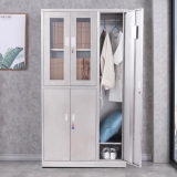 更衣柜储物柜员工换衣柜防锈防潮柜鞋柜碗柜304不锈钢5门隔板更衣柜