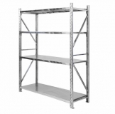 不锈钢货架置物架医护仓储药品架冷库储物架四层轻型主架