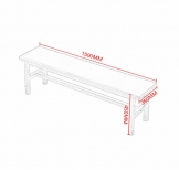 长椅公园椅户外园林长凳子球场不锈钢休息浴室更衣长条椅