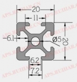 工业铝型材6-2020