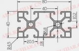 工业铝型材8-4080L