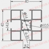 工业铝型材8-4040A