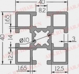 工业铝型材8-4040HC