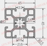 工业铝型材10-4545L