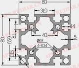 工业铝型材8-8080G