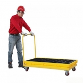 两桶型化学品|油品聚乙烯防盛漏平台推车