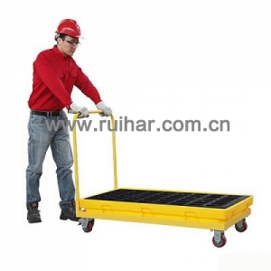 两桶型化学品|油品聚乙烯防盛漏平台推车