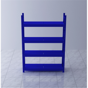 重型货架主架1800×600×2500mm(四层,1T/层,蓝色)