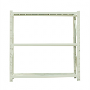 中型货架主架1800×500×2000mm(三层,300kg/层,白色)