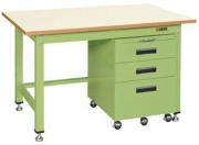 中量作業台KTタイプ(キャビネットワゴン付)/KTM-127EIG/KTM-157EIG/KTM-187EIG/KTM-189EIG