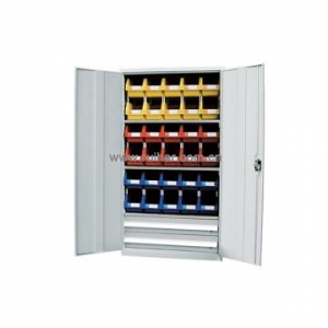 2层层板铁门型置物柜 C106018D2B