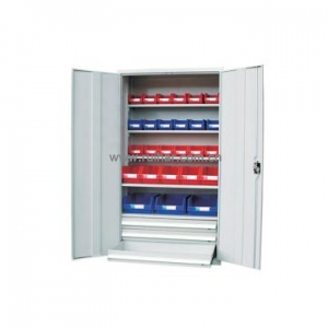 4层层板铁门型置物柜 C106018D3