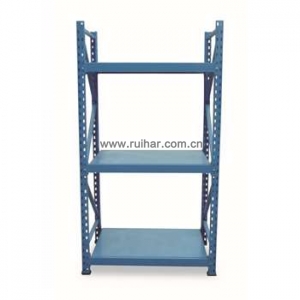 中型货架 三层搁板,500kg/层 蓝色