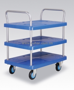 静音手推车 PLA300Y-T3-D 三层车板式