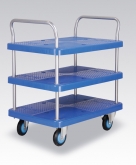 静音手推车 PLA300Y-T3-D 三层车板式