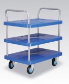 静音手推车 PLA250Y-T3-D 三层车板式