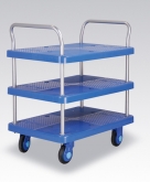 静音手推车 PLA300-T3-D 三层车板式