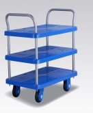 静音手推车 PLA200-T3-D 三层车板式