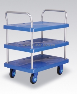 静音手推车 PLA250-T3-D 三层车板式