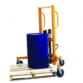 可调支腿型高起升油桶搬运车