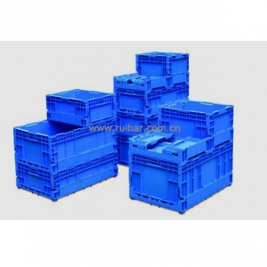 侧板内倒式折叠箱