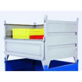 可堆叠金属货箱