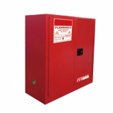 30加仑 FM红色手动钢制安全存储柜 RHC0030R W1090×D460×H1120
