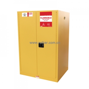 90加仑 FM黄色手动钢制安全存储柜 RHC0090 W1090×D860×H1650