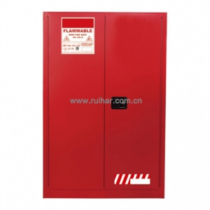45加仑 FM红色手动钢制安全存储柜 RHC0045R W1090×D460×H1650