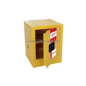 4加仑 FM黄色手动钢制安全存储柜 RHC0004 W430×D430×H560