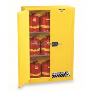 JUSTRITE 黄色自闭钢制安全存储柜 8945201