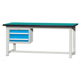 焊接式重型工作台带两吊抽(台面厚50mm)