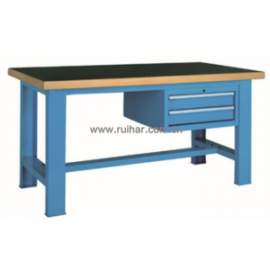 重型工作台高分子桌板带两吊抽，GF1500-B，GF1800-B，GF2000-B