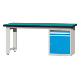 重型工作台带1抽单门柜(台面厚50mm)