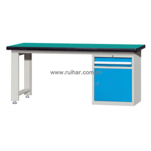 重型工作台带1抽单门柜(台面厚50mm)