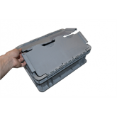 翻盖可堆周转箱(普通底型)VE001-B/VE001-G/VE002-B/VE002-G/VE003-B/VE003-G/VE004-B/VE004-G/VE005-B/VE005-G