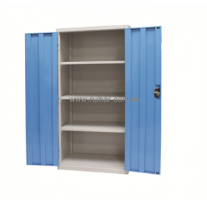 双门层板式钢制置物柜