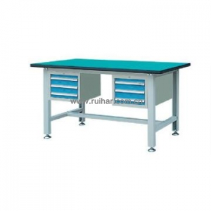 30mm复合桌面含双吊柜轻型工作桌