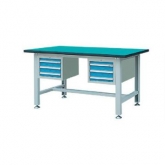 30mm复合桌面含双吊柜轻型工作桌