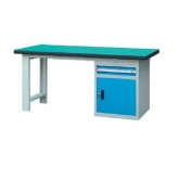 50mm复合/榉木/铁板/不锈钢桌面单侧1抽1门柜重型工作桌