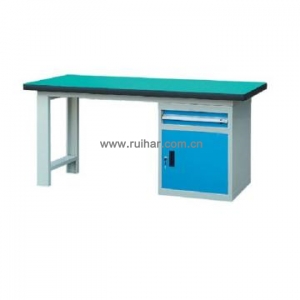 50mm复合/榉木/铁板/不锈钢桌面单侧1抽1门柜重型工作桌