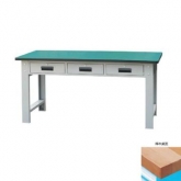50mm复合/榉木/铁板/不锈钢桌面三抽重型工作桌