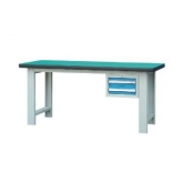 50mm复合/榉木/铁板/不锈钢桌面单吊2抽柜重型工作桌