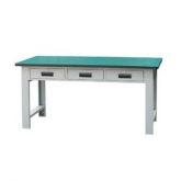 50mm复合/榉木/铁板/不锈钢桌面三抽重型工作桌