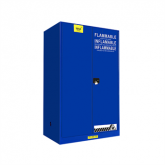 蓝色手动带闭门器钢制安全存储柜腐蚀品用