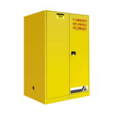 黄色手动钢制安全存储柜