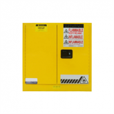 易燃液体安全存储柜-黄色23加仑 双门手动台下式 86×49×89cm