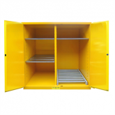 黄色手动钢制圆桶存储安全柜