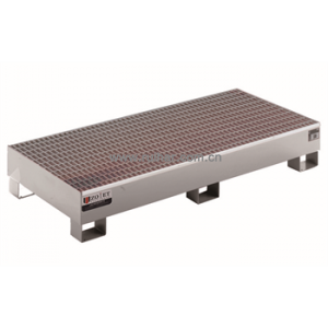 钢制盛漏托盘-三桶垂直放置